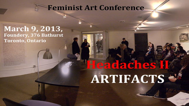 Feminist art conference-2013