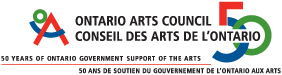 We gratefully acknowledge the support of the Ontario Arts Council